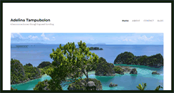 Desktop Screenshot of adelinatampubolon.com